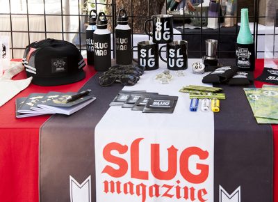 SLUG shows all sorts of swag at their table. Photo: @jbunds