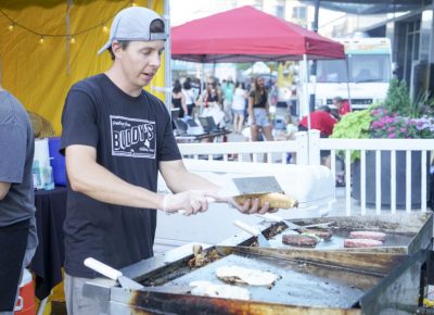 Cooking up some cheesesteaks. Photo: @jaysonrossphoto