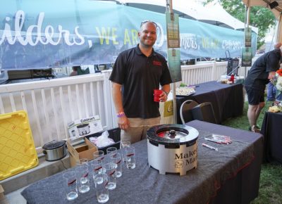 Makers Mark ready to dip some glasses in red wax. Photo: @jaysonrossphoto