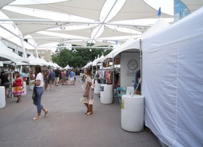 A look at the booths near the STEM Building. Photo: @jaysonrossphoto