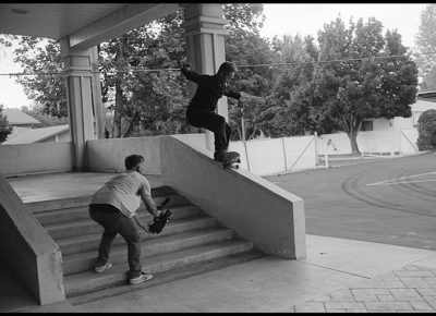 Matt Fisher, 180 nose grind. Photo: Sam Milianta