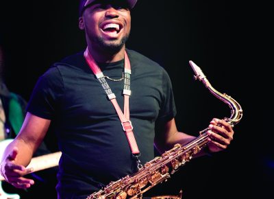 BK Jackson on tenor sax. Photo: Lmsorenson.net