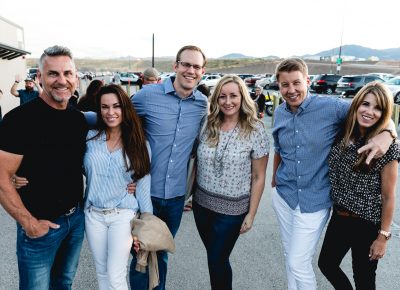 John and Britani Underwood, Daria and Jeremy Boden, James and Andrea Clarke. All smiles before the show. Photo: Lmsorenson.net