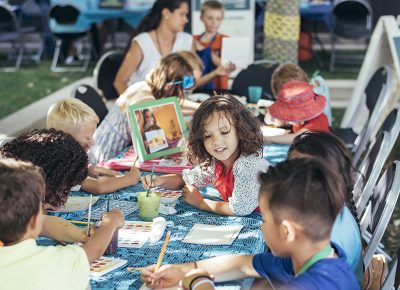 Collaboration in the Kids' Area. Photo: @william.h.cannon