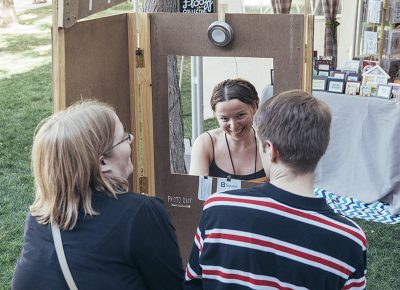 All smiles at the Hand Drawn Photo Booth. Photo: @william.h.cannon