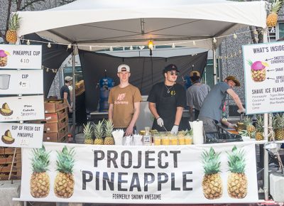 Project Pineapple serving delicious fruit drinks. Photo: @colton_marsala