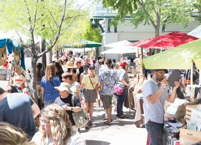 Busy paths are filled with eager guests at the DIY Festival. LmSorenson.net