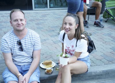 A couple enjoying their food. Photo: @jaysonrossphoto