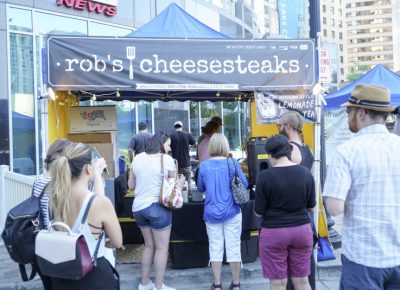 Customers waiting for their delicious cheesesteak. Photo: @jaysonrossphoto