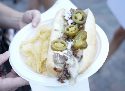 A fresh cheesesteak from Rob's Cheesesteaks. Photo: @jaysonrossphoto