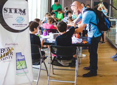 The Boys and Girls Club of Utah held a demonstration for the kids to learn the fine art of engineering. Photo: @taylnshererphoto