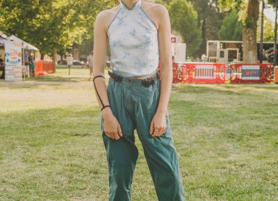 Allie Matthews' aqua top and pants looked excellent together. Photo: @clancycoop