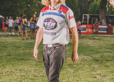 Boone Hogg in a vintage jersey. Photo: @clancycoop