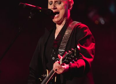 Martin Gore playing guitar for Depeche Mode in Salt Lake CIty. Photo: Lmsorenson.net