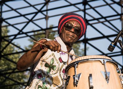 Amayo, Antibalas vocalist and percussionist. Photo: ColtonMarsalaPhotography.com