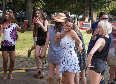 The crowd gets loose during Ebenflow. Photo: ColtonMarsalaPhotography.com