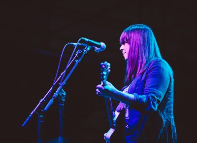 Through her entire set, Cat Power didn't say a single word to the crowd. At first I thought this strange, but I think it was part of her style. Photo: johnnybetts.com