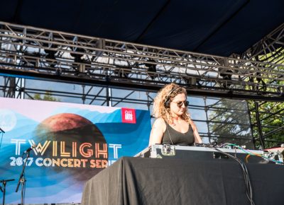 CHOiCE opened up the night at the Twilight Concert Series. Photo: Gilbert Cisneros