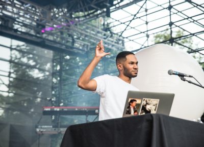 Kaytranada provided more music for the night. Photo: Gilbert Cisneros