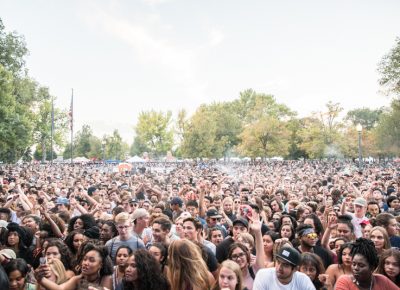 Kaytranada had the crowd moving. Photo: Gilbert Cisneros