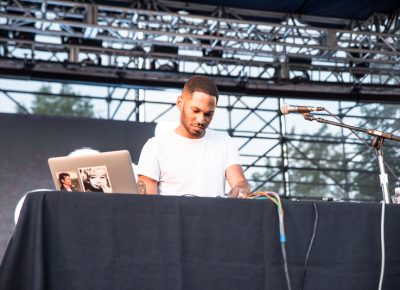 Kaytranada was the second artist to perform. Photo: Gilbert Cisneros