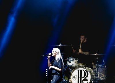 Musical group PVRIS supporting Muse at USANA. Photo: Lmsorenson.net