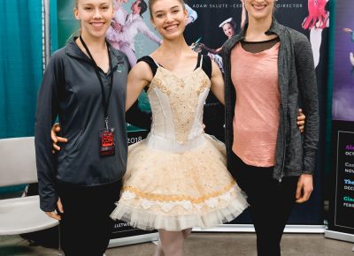 Ballet West offering tickets and information on upcoming productions. Pictured: Kaelyn, Hannah and Nikki. Photo: Lmsorenson.net