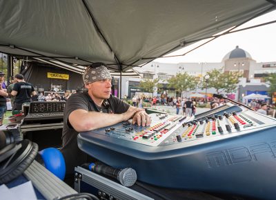 Sound man. Photo: ColtonMarsalaPhotography.com