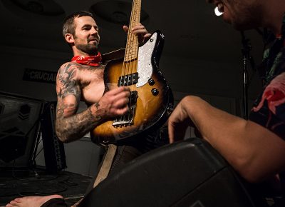 A lucky fan gets up close during The Nods' set. Photo: ColtonMarsalaPhotography.com