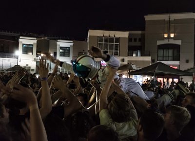 A crowd-surfing space man. Photo: ColtonMarsalaPhotography.com