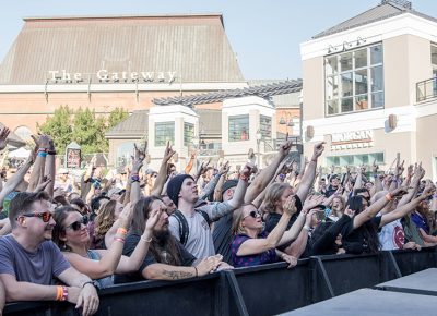 Crucialfest attendees show their appreciation to Red Fang. Photo: ColtonMarsalaPhotography.com