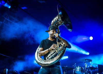 Tuba Gooding Jr. and stage blues. Photo: ColtonMarsalaPhotography.com