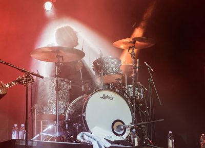 Questlove smothered in smoke. Photo: ColtonMarsalaPhotography.com