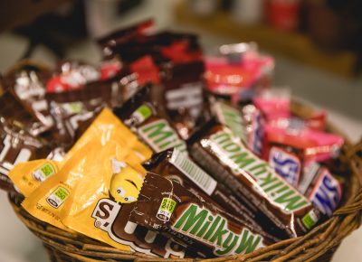 Mars candy selections for sale at the concessions window. Photo: @Lmsorenson.net