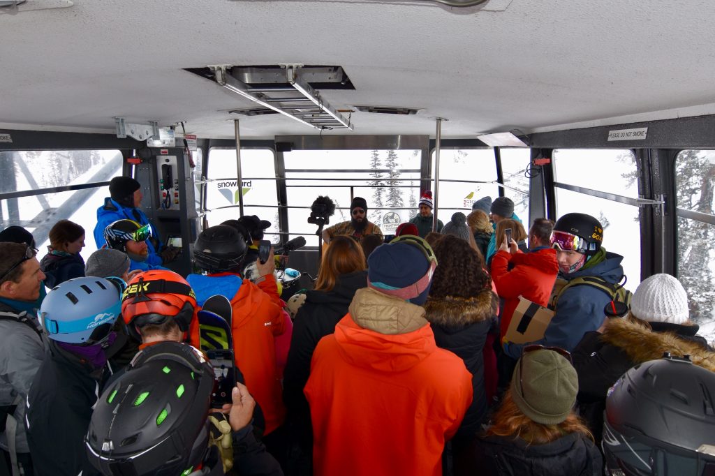 On Behalf of the Planet and Frontside Sessions, Ron Pope Serenades the Snowbird Aerial Tram