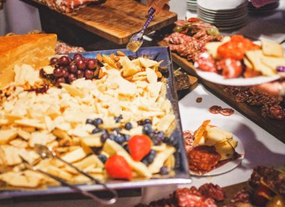 The charcuterie board was a nice touch, thanks to Beehive Cheese and Creminelli meats. Photo: Talyn Sherer