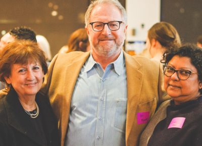 (L–R) Jinan Abul-Ismail, Ali Sabbah and June Sabbah are the faces of Mazza’s Hall of Fame award. Photo: Talyn Sherer