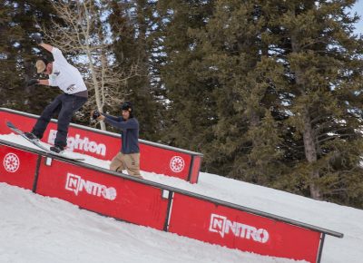 Men’s Open Snow, Treyson Allen, backside lip slide. Photo: @cezaryna