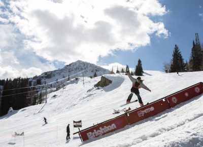 Men’s Open Ski, Samuel Horton, one-foot slide. Photo: @cezaryna