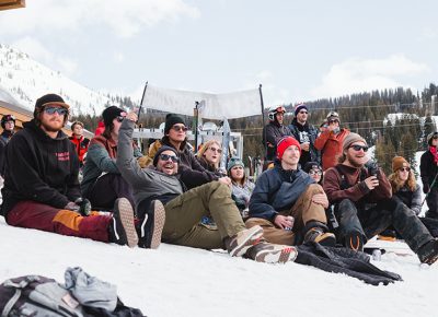 Attendees hyped on a solid run. Photo: Matthew Hunter