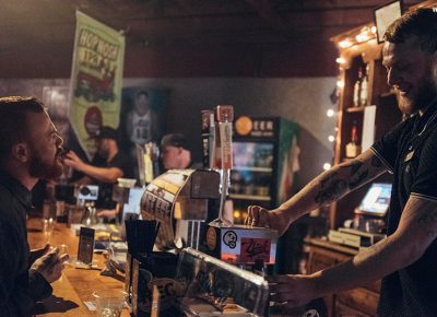 The Urban Lounge bar kept the drinks flowing. Photo: Will Cannon