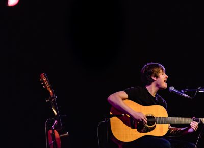 Just a spotlight and a guitar is all that musician Jake Bugg needs onstage. Photo: Lmsorenson.net