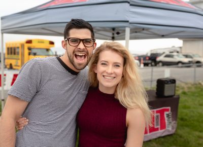 Having driven all the way from Pocatello, Joe and Hannah get in line for alt-J. Photo: Lmsorenson.net