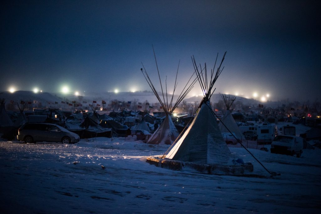 Russel Albert Daniels, "Blizzard Night Camp."