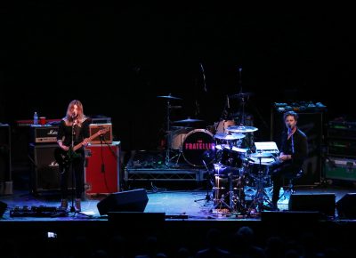 Blood Red Shoes onstage in The Grand at The Complex. Photo: Lmsorenson.net