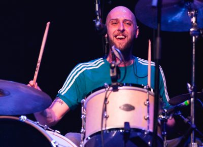 Mince Fratelli, drummer for the Scottish rock group The Fratellis. Photo: Lmsorenson.net