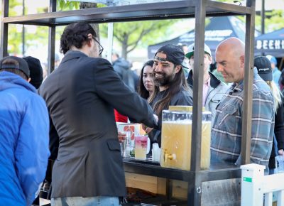 High West offered a popular Vodka 7000 lemonade cocktail. Photo: John Barkiple