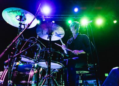 Drummer and vocalist for Blood Red Shoes Steven Ansell. Photo: Lmsorenson.net