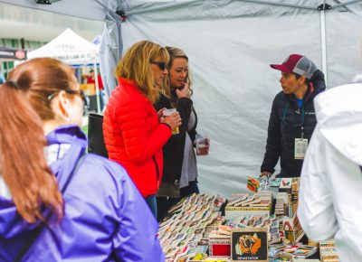 Vendors for this year's event had their hands full as Brewstillery peeps came ready to buy. Photo: Talyn Sherer