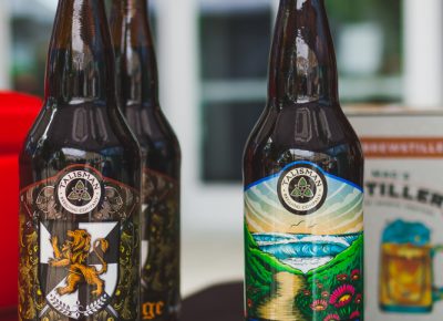 The Iron Age and Hazards brews were available to sample by Talisman Brewing. Photo: Talyn Sherer